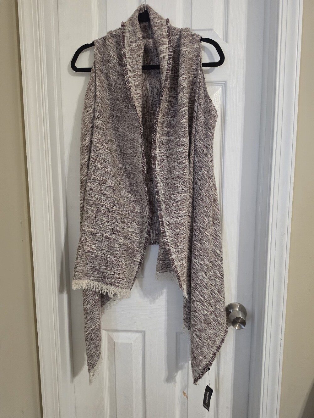 NWT. OS- Express | Hi-Low Kimono Sweater Vest